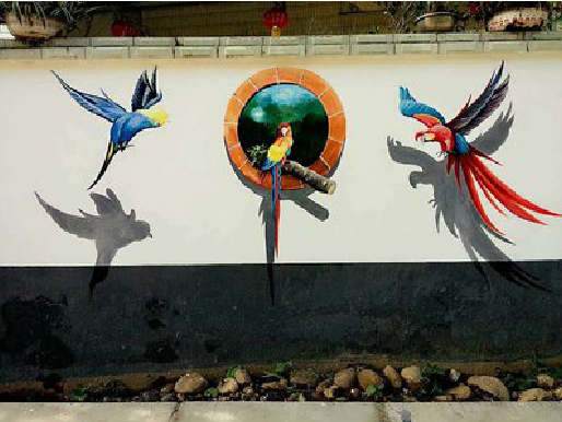 宣恩视觉错位-3D墙绘设计