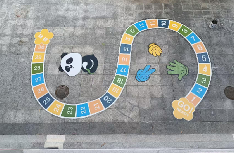 宣恩地面游戏彩绘