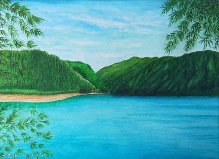 宣恩在墙绘中，如何绘画绿水青山？